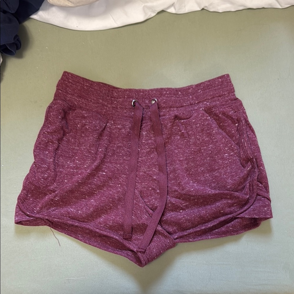 Women's Maroon Casual Shorts